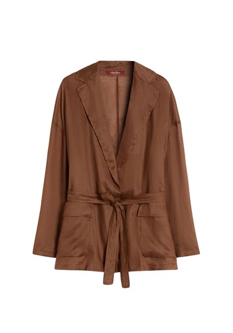 Max Mara  Giacca in tela ramié color argilla Max Mara Studio | MSTFATTO062