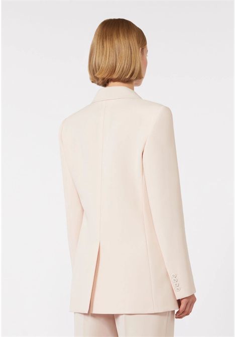 Max Mara  Blazer sfiancato in crêpe di lana rosa Max Mara Studio | MSTGREMBO047