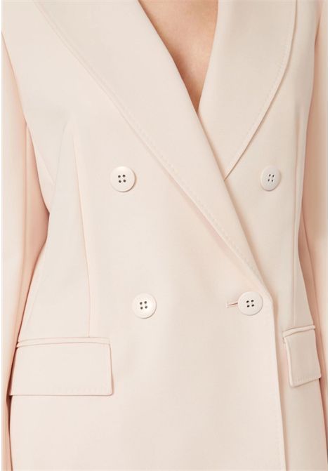 Max Mara  Blazer sfiancato in crêpe di lana rosa Max Mara Studio | MSTGREMBO047