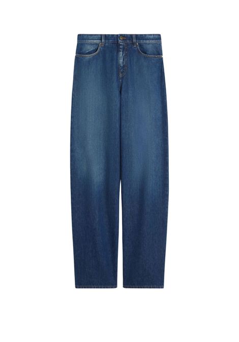 Max Mara  Jeans baggy in denim blu Max Mara Studio | MSTPALUDE005