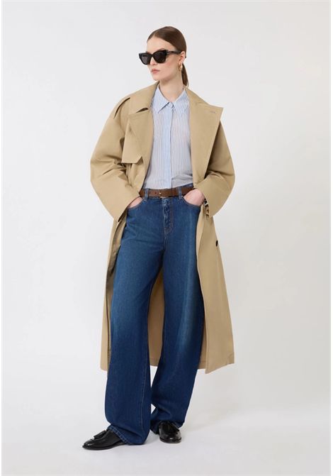 Max Mara  Jeans baggy in denim blu Max Mara Studio | MSTPALUDE005