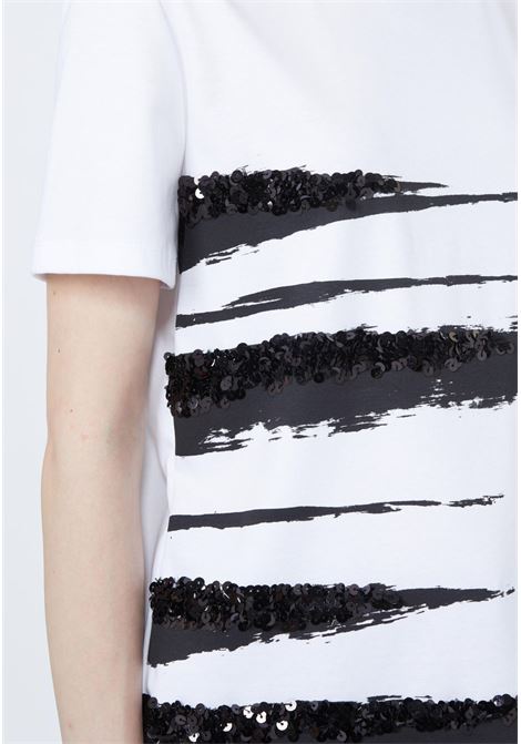 Max Mara Studio  T-shirt in puro cotone con stampa Max Mara Studio | MSTPIACERE003