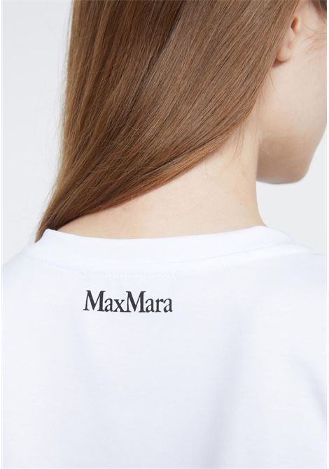 Max Mara Studio  T-shirt in puro cotone con stampa Max Mara Studio | MSTPIACERE003