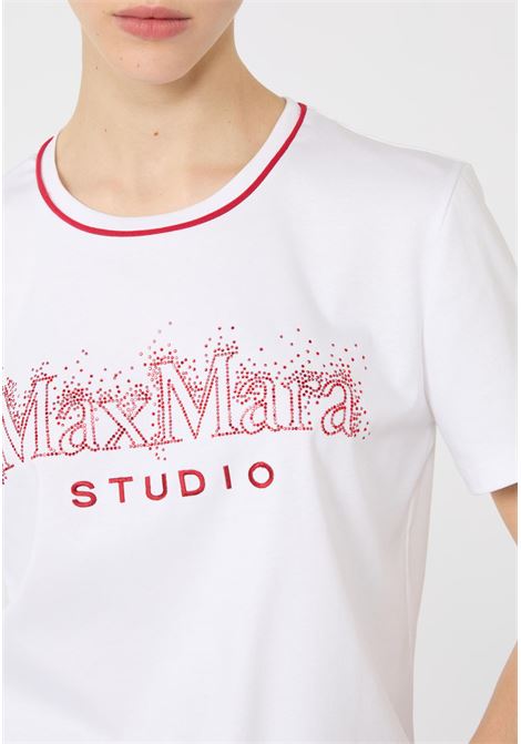 T-shirt Max Mara Studio in cotone con logo Max Mara Studio | MSTPUGNALE001