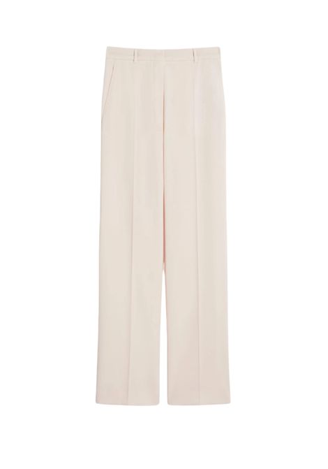 Max Mara  Pantalone in lana crêpe rosa Max Mara Studio | MSTQUASAR047