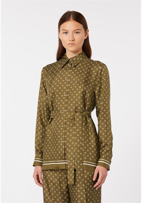 Max Mara Studio  Camicia in seta con stampa foulard Max Mara Studio | MSTTENUTA003
