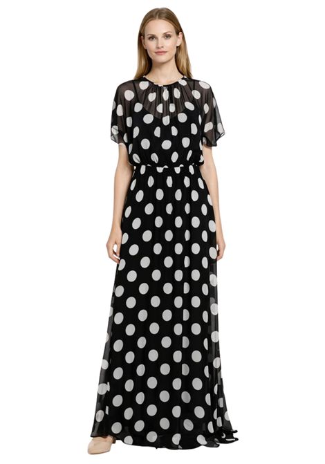 Abito lungo in chiffon Max Mara Studio | NOVAK004