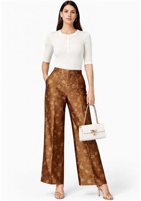 Pantaloni Max Mara Studio in tessuto jacquard con fibra metallizzata Max Mara Studio | PICO002