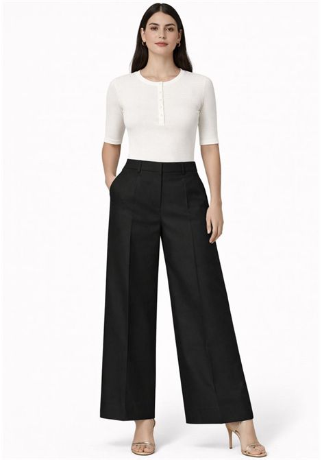 Pantaloni Max Mara Studio in cotone stretch Max Mara Studio | RIBERA006