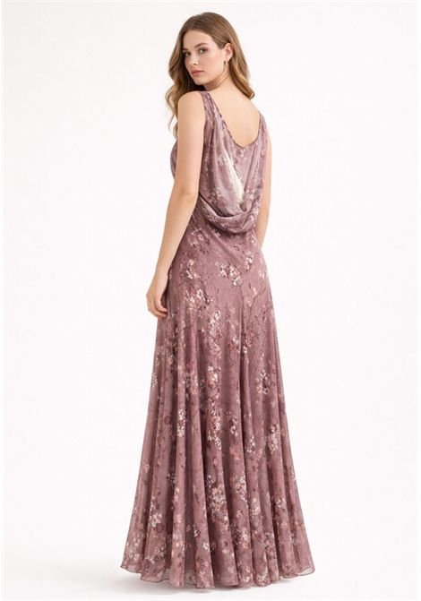 Max Mara Studio  Abito lungo stampato Max Mara Studio | XAVIER003