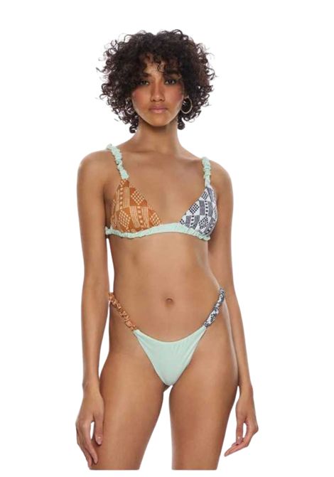 Bikini donna triangolo con fantasia tribale ME FUI | MF23-0440VERDE