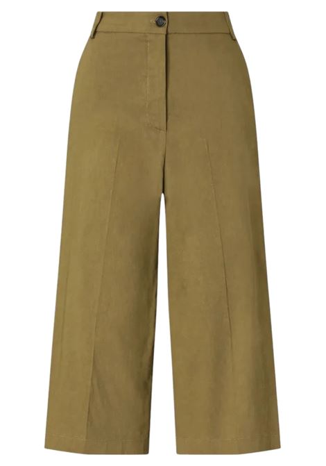 PINKO  Bermuda Donna Raccontami in Misto Lino Stretch | Oliva Pinko | RACCONTAMIX26