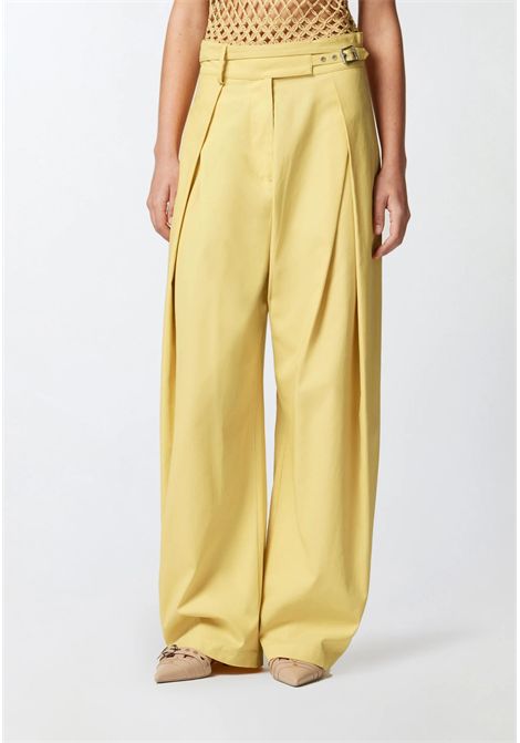 Pantaloni donna a gamba larga Pinko | RICORDIC43