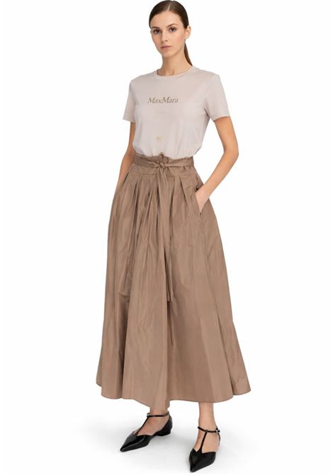 Gonna Gea in taffetà a vita alta S'MaxMara | GEA038