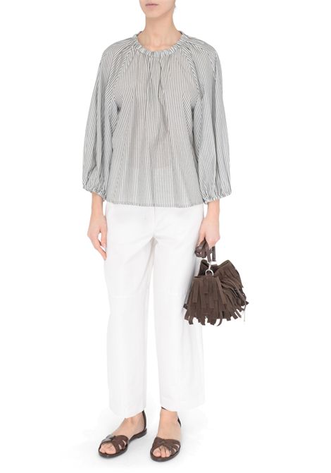 S Max Mara  Pantaloni Jack in Canvas di Cotone, Lino e Seta S'MaxMara | JACK001