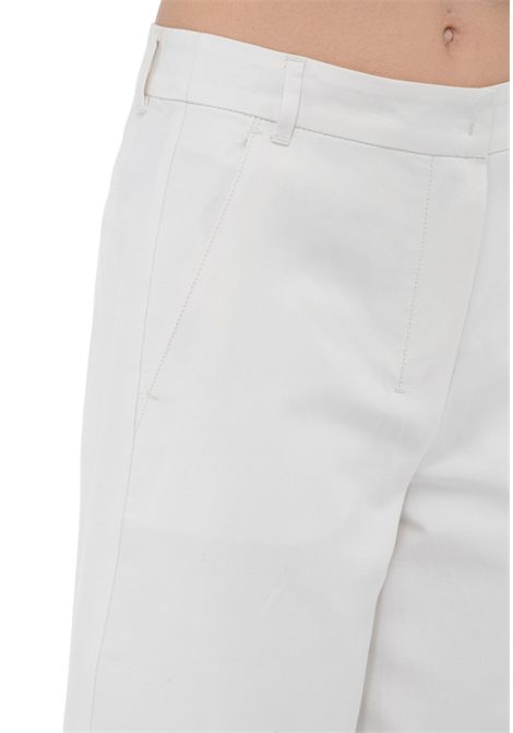 S Max Mara  Pantaloni Jack in Canvas di Cotone, Lino e Seta S'MaxMara | JACK001