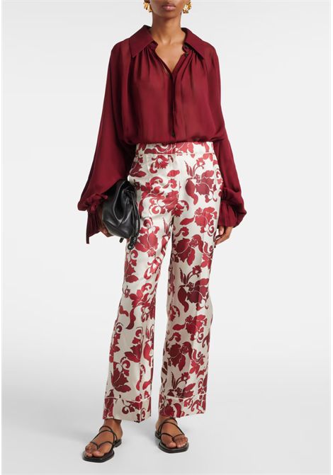 Pantalone Leda in seta S'MaxMara | LEDA001