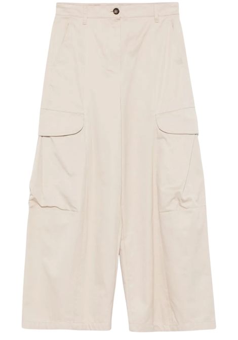 S Max Mara  Pantaloni Rosatea in Cotone Beige Archivio S'MaxMara | ROSATEA001