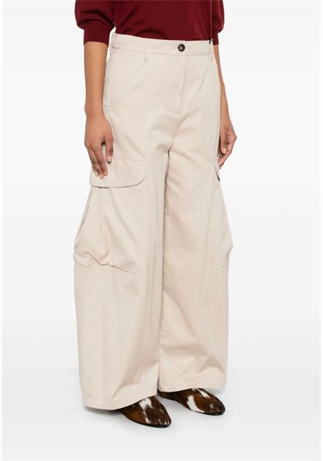 S Max Mara  Pantaloni Rosatea in Cotone Beige Archivio S'MaxMara | ROSATEA001