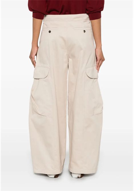 S Max Mara  Pantaloni Rosatea in Cotone Beige Archivio S'MaxMara | ROSATEA001