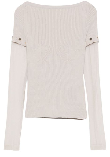 SPORTMAX  Maglia Alcide in viscosa stretch con maniche rimovibili Sportmax | ALCIDE003