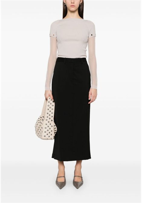 SPORTMAX  Maglia Alcide in viscosa stretch con maniche rimovibili Sportmax | ALCIDE003