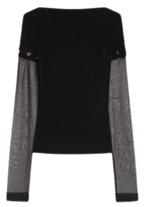 SPORTMAX  Maglia Alcide in viscosa stretch con maniche rimovibili Sportmax | ALCIDE004