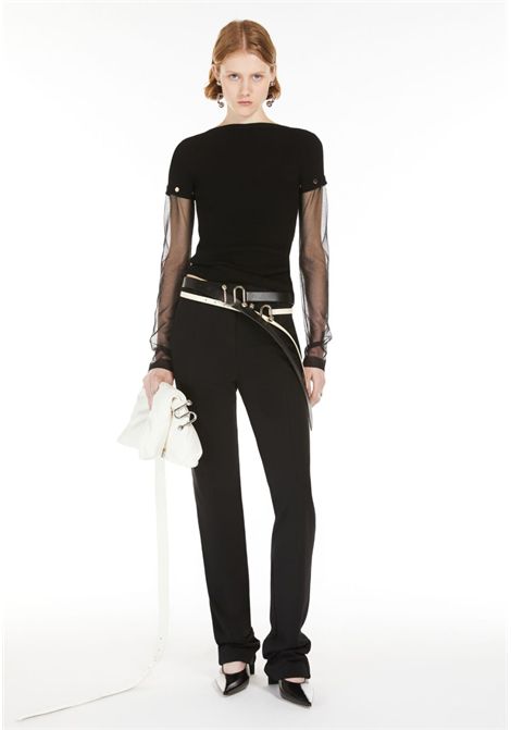 SPORTMAX  Maglia Alcide in viscosa stretch con maniche rimovibili Sportmax | ALCIDE004