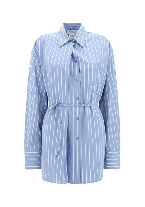 Sportmax  Camicia over a righe con cintura Sportmax | FIRMA0022