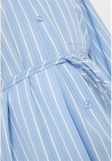 Camicia over a righe con cintura Sportmax | FIRMA022