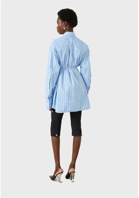 Camicia over a righe con cintura Sportmax | FIRMA022