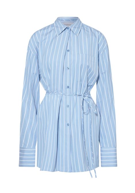 Camicia over a righe con cintura Sportmax | FIRMA022