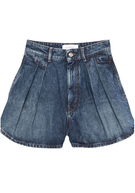 Sportmax  Shorts Ghirba in denim indaco Sportmax | GHIRBA005