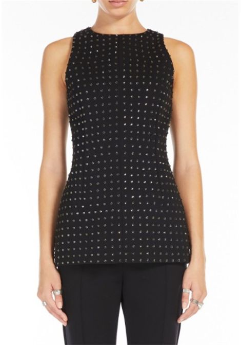 Sportmax  Top Uditore con strass nero Sportmax | UDITORE002