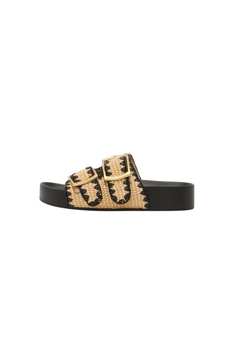 Sandali platform On Deck STEVE MADDEN | ON DECKNAT RAFFIA