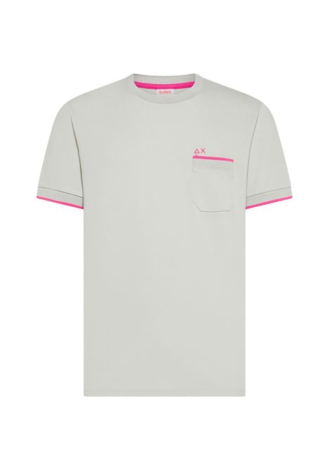 T-shirt SUN68 con taschino in cotone SUN68 | T3611906