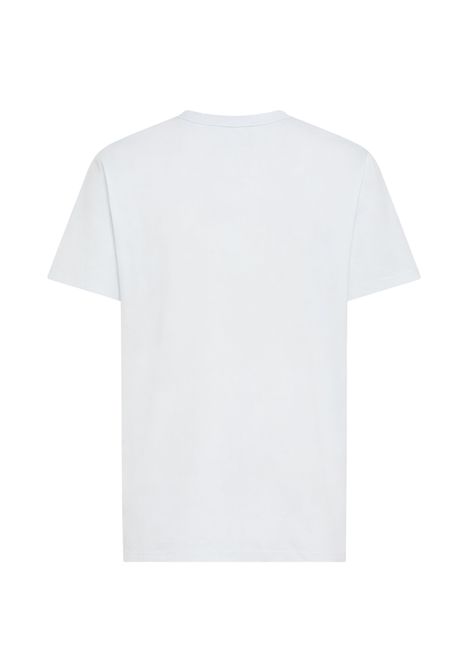 T-shirt in piquet stretch bianco SUN68 | T3613501