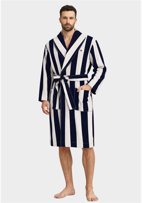 Accappatoio in spugna a righe TOMMY HILFIGER | UM0UM029810YE
