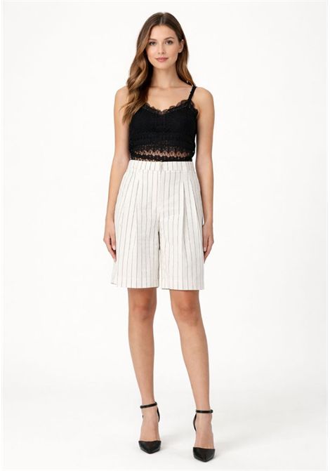 Bermuda gessati in cotone  Actitude TWINSET | 251AP248412235