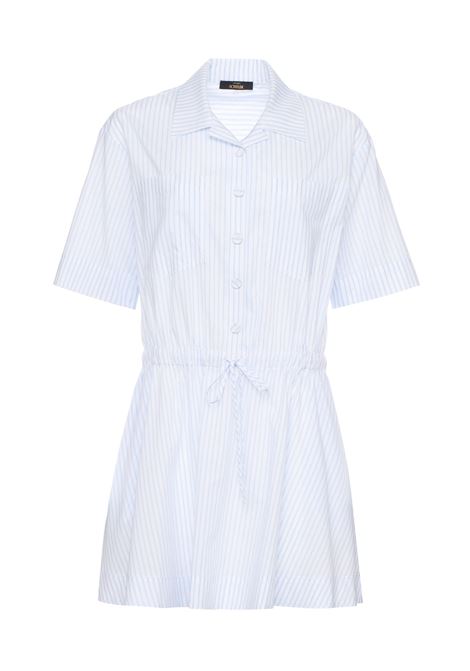 Abito corto in popeline a righe  Actitude TWINSET | 251AX210012399