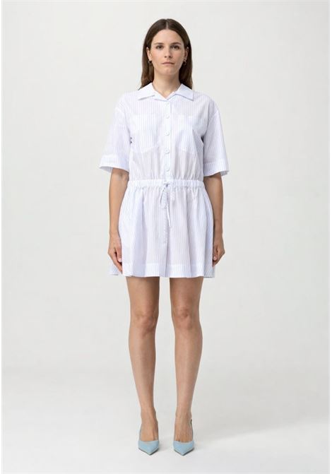 Abito corto in popeline a righe  Actitude TWINSET | 251AX210012399