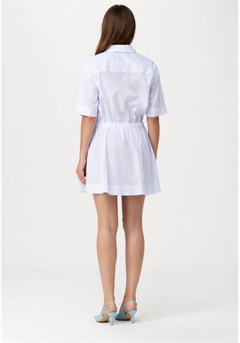 Abito corto in popeline a righe  Actitude TWINSET | 251AX210012399