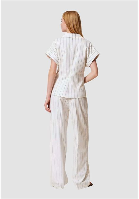 Pantaloni fluidi gessati  Actitude TWINSET | 261AP208413283