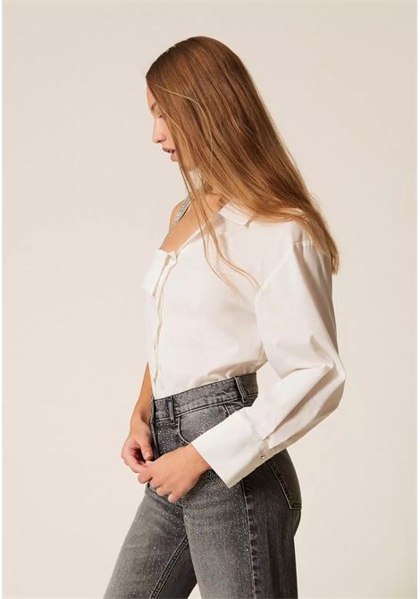 Camicia monospalla in popeline  Actitude TWINSET | 261AP212000526