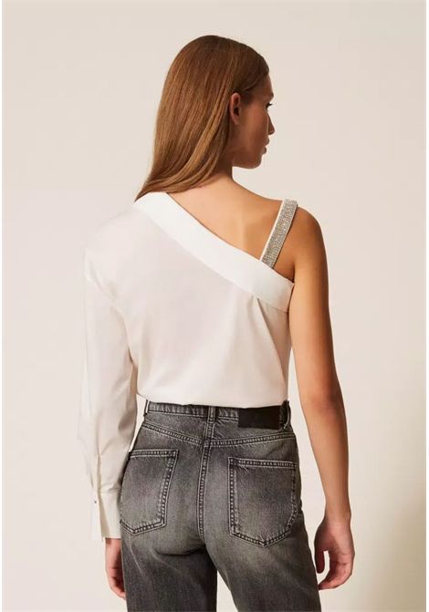 Camicia monospalla in popeline  Actitude TWINSET | 261AP212000526