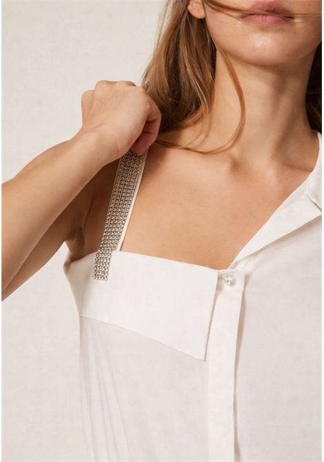 Camicia monospalla in popeline  Actitude TWINSET | 261AP212000526