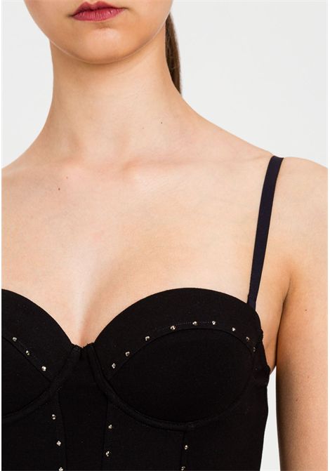 Abito corto bustier con strass  Actitude TWINSET | 261AP214600006
