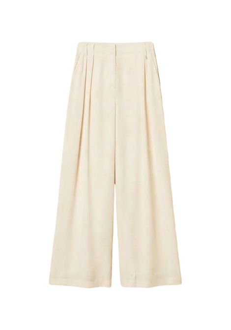 Actitude Pantaloni Palazzo in TENCEL con Stampa Dégradé  Beige TWINSET | 261AT213213461