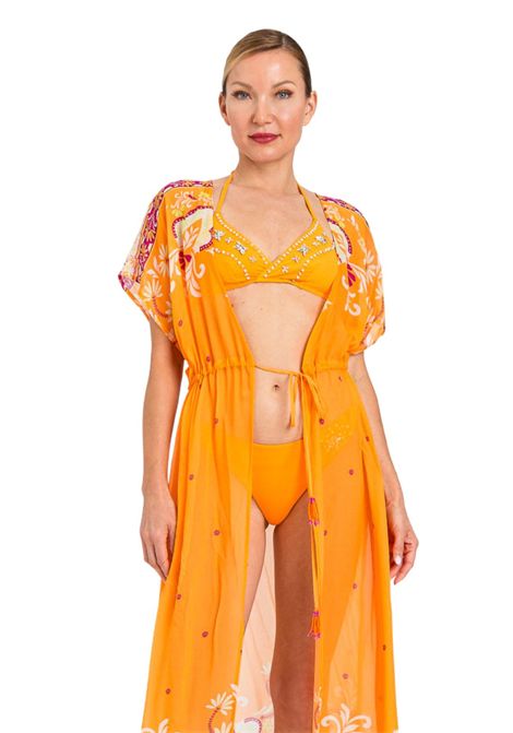 Twinset  Kimono lungo stampa paisley in viscosa TWINSET | 261LB2LCC13226