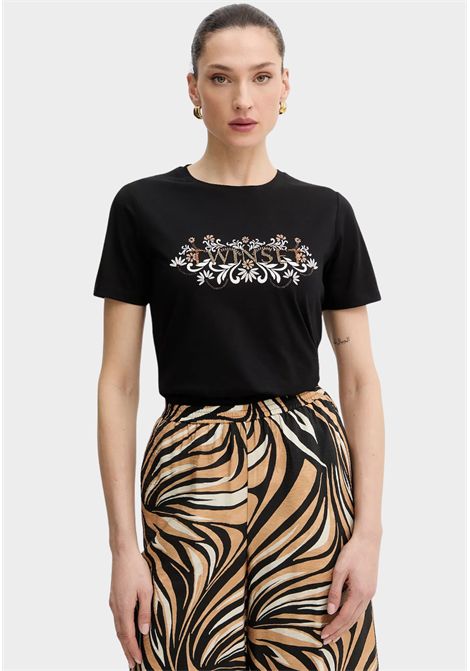 T-shirt con ricamo decorativo TWINSET | 261LB2NFF00006